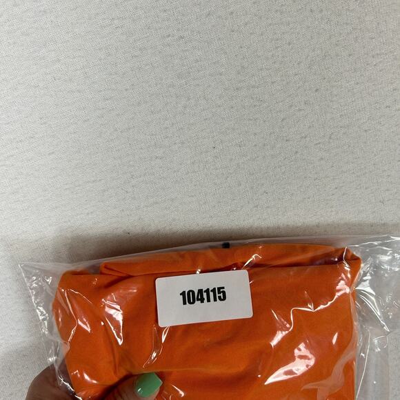 Express NEW Tank Top Women's Large Orange Stretch Twist Halter Comfort Open Back - Picture 12 of 12